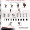 Service Caster 5 Inch 316SS High Temp Glass Filled Nylon 1/2 Inch Stem Caster Set Lock Brake SCC SCC-SS316TSTTL20S514-GFNSHT-121315-4 - alternate 4